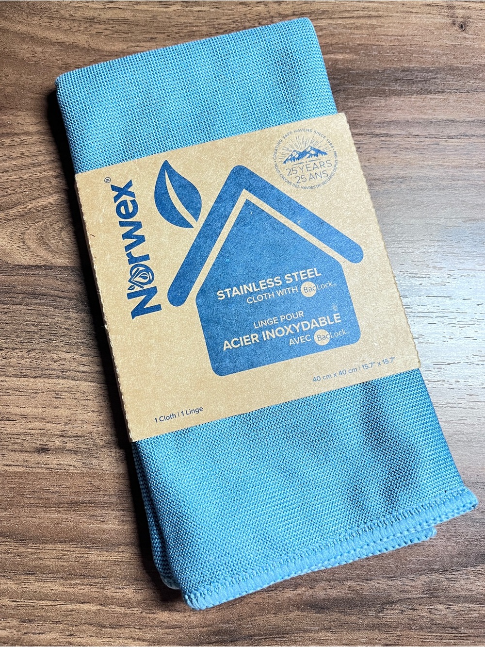 Norwex stainless steel cloth